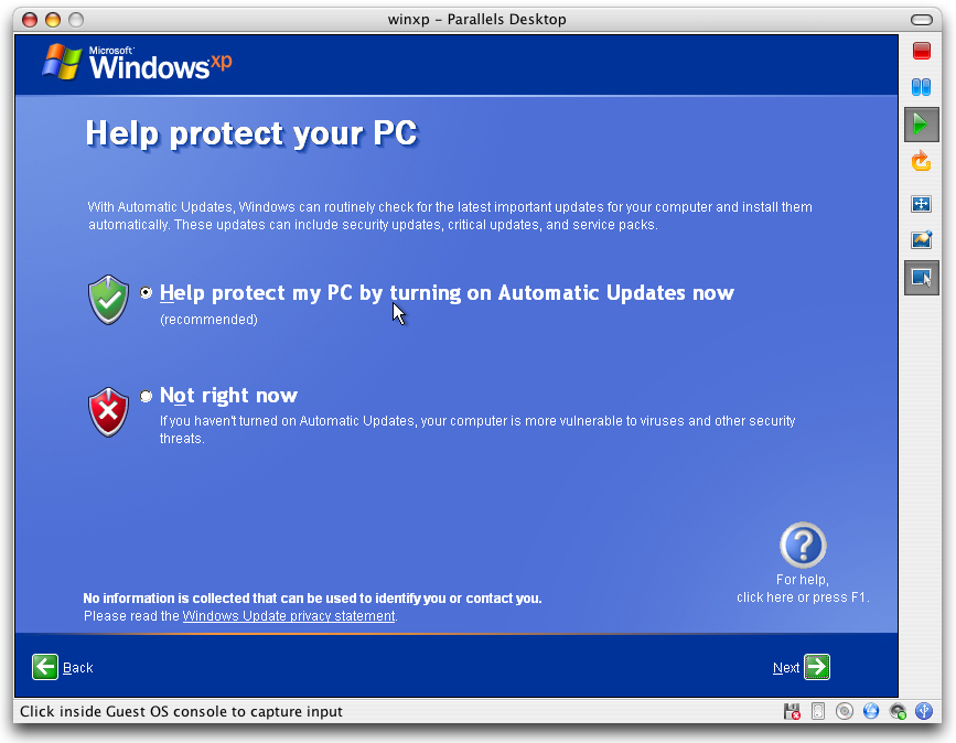 Parallels for mac windows xp